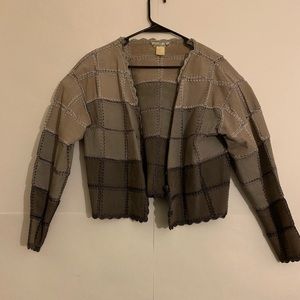 Vinatge S.M.H Womens Blazer Large Square Design